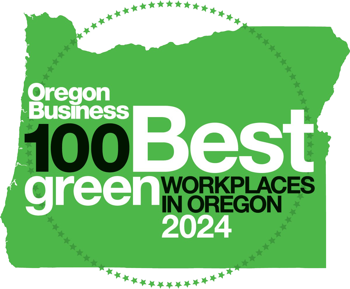 2024 100 best green workplaces oregon business badge