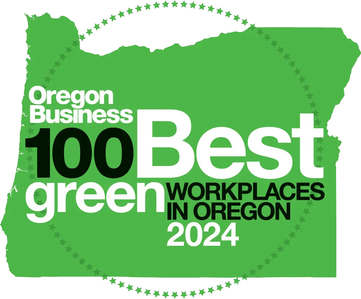 2024 100 best green workplaces oregon business badge