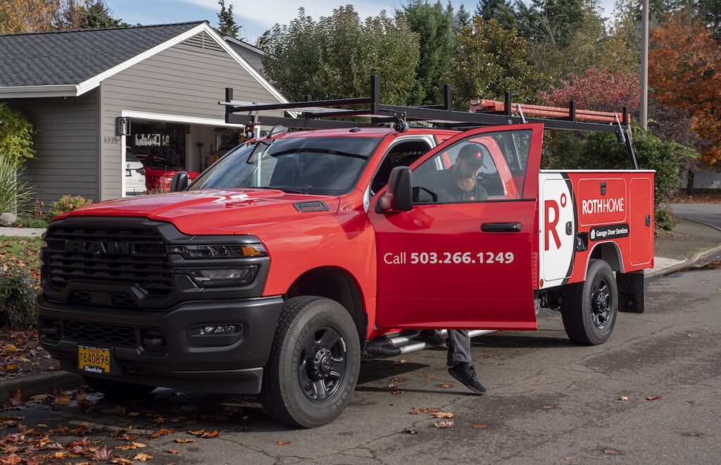 tech coming out of car