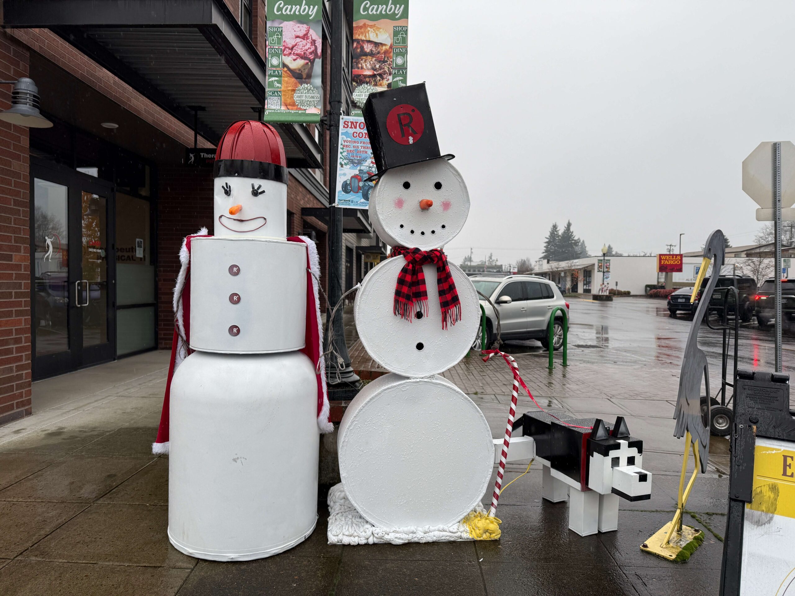 Downtown Canby Snowman Contest